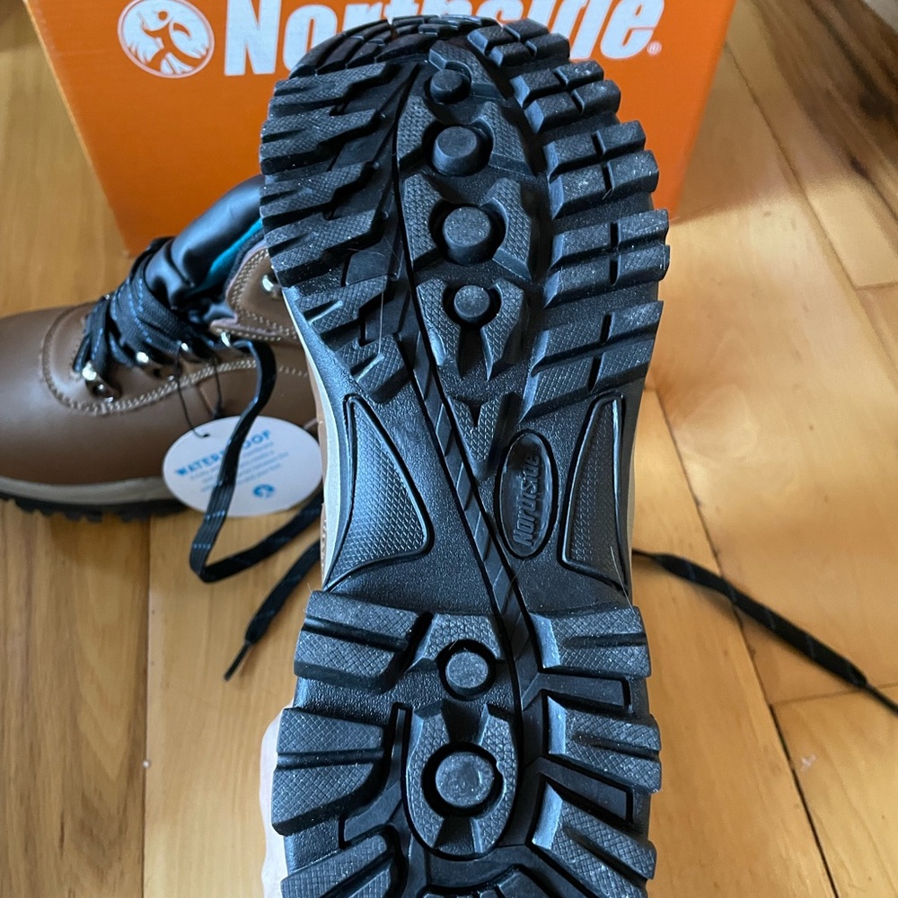 Northside Chocolate Lace-Up Ankle Booties - Picture 3 of 5